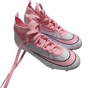 Girls Kids soccer Football Cleats Pink/White Size Y4 36